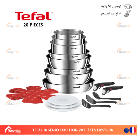 Tefal Ingenio Emotion 20 Pièces L897SJ04