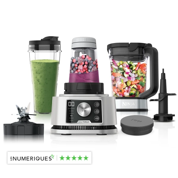 Blender 3 en 1 Ninja Foodi Power Nutri avec technologies Smart Torque & Auto-iQ 1200W - CB350EU