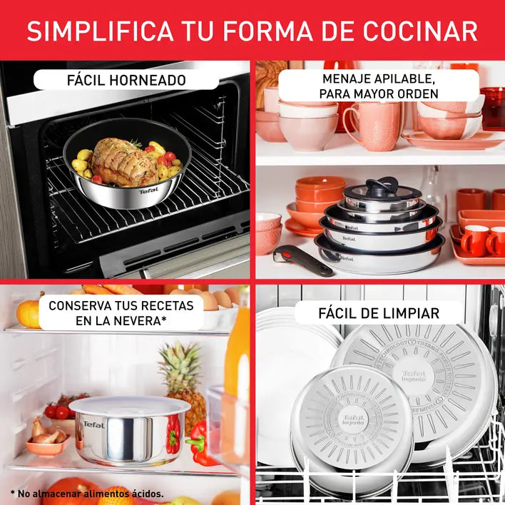 Tefal Ingenio Emotion 20 Pièces L897SJ04