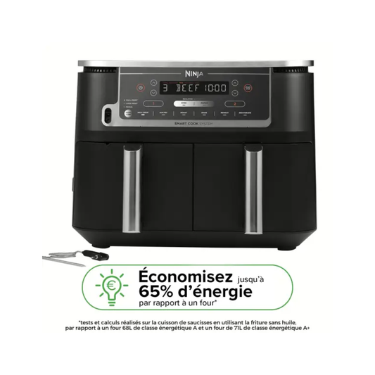 Ninja Foodi MAX 9.5 L DualZone Air fryer avec système Smart Cook AF451EU